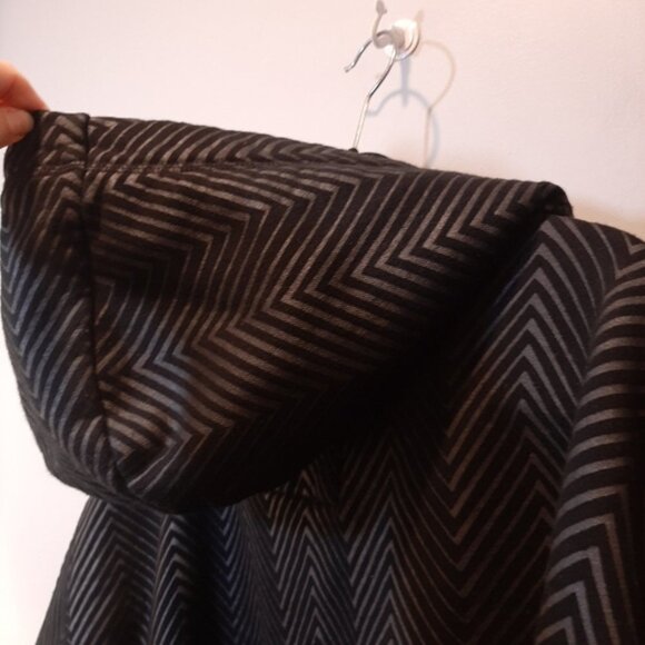 Foot Locker Zip Front Sweatshirt Jacket Hoodie Fleece Lined Athletic Black - Picture 12 of 15